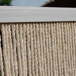 Rideau de porte en corde beige Toulon