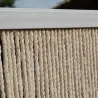 Rideau de porte en corde beige Toulon