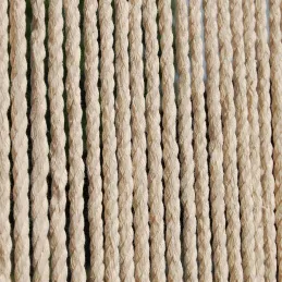 Rideau de porte en corde beige Toulon