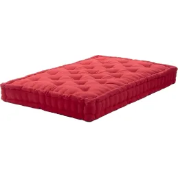 Coussin de palette en coton coloré 120 x 80 cm
