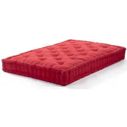 Coussin de palette en coton coloré 120 x 80 cm