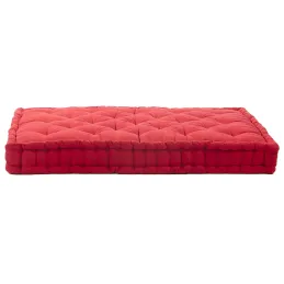 Coussin de palette en coton coloré 120 x 80 cm