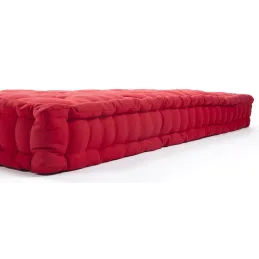 Coussin de palette en coton coloré 120 x 80 cm