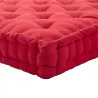 Coussin de palette en coton coloré 120 x 80 cm
