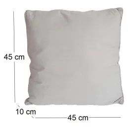 Coussin en coton coloré Salsa 45 cm