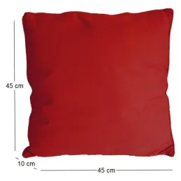 Coussin en coton coloré Salsa 45 cm