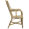 Fauteuil haut en manau et rotin Medan