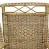 Fauteuil haut en manau et rotin Medan