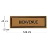Paillasson grande taille en coco 120 x 40 cm
