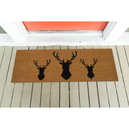 Paillasson grande taille en coco 120 x 40 cm