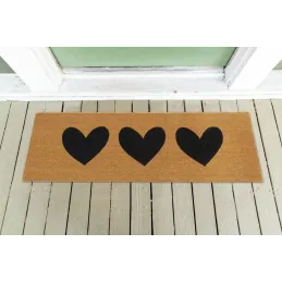 Paillasson grande taille en coco 120 x 40 cm