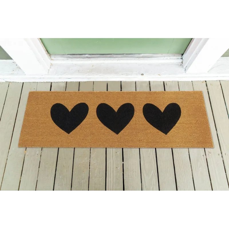 Paillasson grande taille en coco 120 x 40 cm