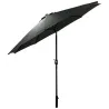 Parasol droit rond Eko 2.5 m