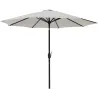 Parasol droit rond Eko 2.5 m