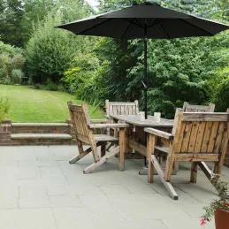 Parasol droit rond Eko 2.5 m