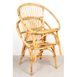 Fauteuil en manau Coque