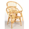 Fauteuil en manau Coque