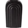 Vase en céramique  noir Arc