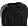 Vase en céramique  noir Arc