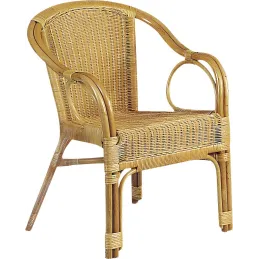 Fauteuil en moelle de rotin Eden