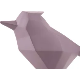 Oiseau en résine mat origami 24cm
