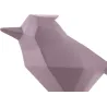 Oiseau en résine mat origami 24cm