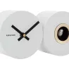 Horloge murale en métal mat Duo Cuckoo