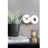 Horloge murale en métal mat Duo Cuckoo