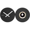 Horloge murale en métal mat Duo Cuckoo