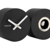 Horloge murale en métal mat Duo Cuckoo