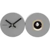 Horloge murale en métal mat Duo Cuckoo
