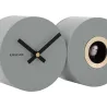 Horloge murale en métal mat Duo Cuckoo