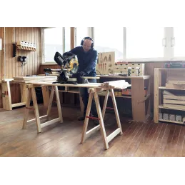 Tréteau en pin brut Professionnel Plus