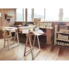 Tréteau en pin brut Professionnel Plus