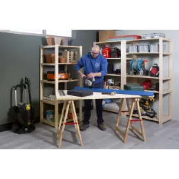 Tréteau en pin brut Professionnel Plus