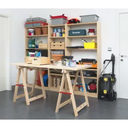 Tréteau en pin brut Professionnel Plus