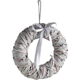 Couronne de porte osier