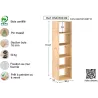 Étagère modulaire en pin massif Dinamic