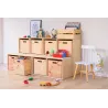 Étagère modulaire en pin massif Dinamic