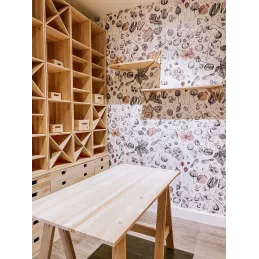 Étagère modulaire en pin massif Dinamic
