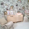 Armoire en pin brut 2 portes 3 tablettes Dinamic