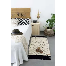 Armoire en pin brut 1 porte 2 tablettes Dinamic