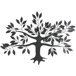 Arbre mural en métal