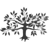 Arbre mural en métal