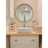 Mini rangement bloc en pin brut avec tiroirs