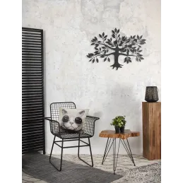 Arbre mural en métal
