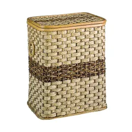 Coffres à linge en rotin et buri (Lot de 3)