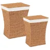 Coffres à linge en maïs (Lot de 2)