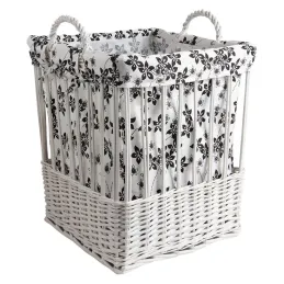 Paniers à linge en osier (Lot de 2)