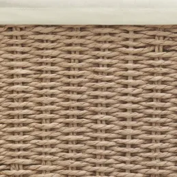 Paniers à linge en papier cordé taupe avec corbeilles (Lot de7)